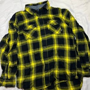 Brand: Vans. Size medium. Color black and yellow